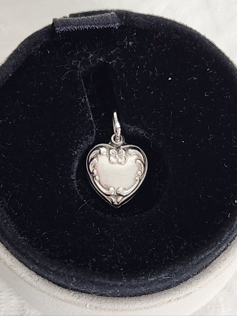 Silver Heart Charm Pendant